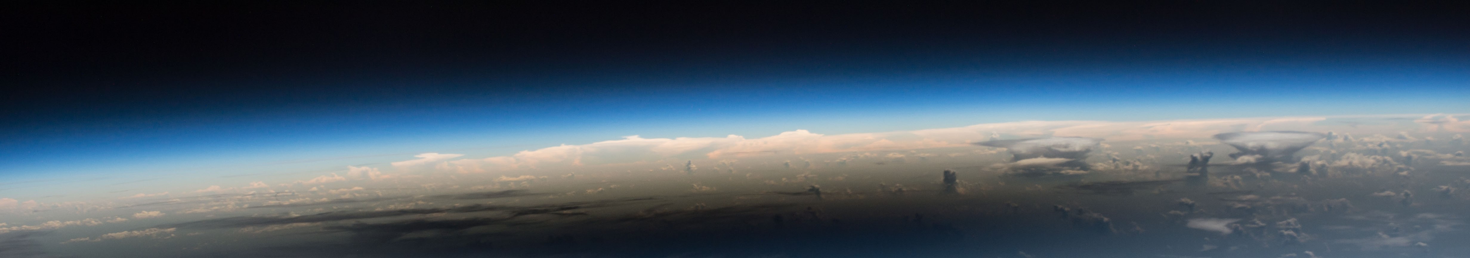 Earth's atmosphere from orbit